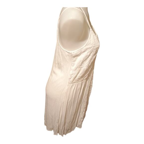 Maurices Women’s White Double Spaghetti Strap Dress Mini Beachy Size Small - Picture 6 of 10